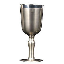 Taça de Estanho Tradicional para Vinhos 210 ml - Fosco - CSAEstanho