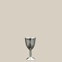 Cálice de Estanho de Coluna Reta para Licor 50 ml - Fosco - CSAEstanho