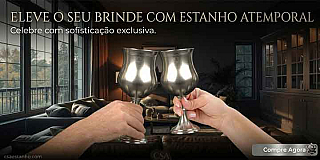 TAÇAS EM ESTANHO