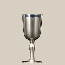 Taça Tradicional de Estanho para Vinho Branco 150ml