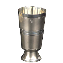 Copo Alto  de Estanho para Cerveja 350 ml - Fosco - CSAEstanho