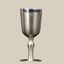 Taça Tradicional de Estanho para Vinho Tinto 175ml