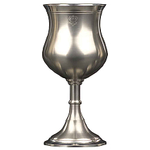 Taça de Estanho Vitoriana para Vinhos 270 ml - Fosco - CSAEstanho