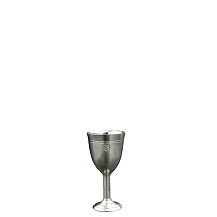 Cálice de Estanho de Coluna Reta para Licor 50 ml - Fosco - CSAEstanho