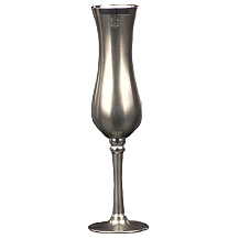 Taça de Estanho Gota para Champanhe 110 ml - Fosco - CSAEstanho