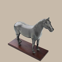 Cavalo em Estanho - Fosco - CSAEstanho