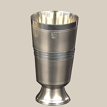 Copo Alto  de Estanho para Cerveja 350 ml - Fosco - CSAEstanho