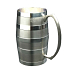 Caneca Barril 420ml em Estanho Puro